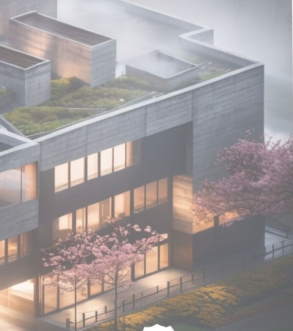 Mixed-use commercial development with planted roof terraces