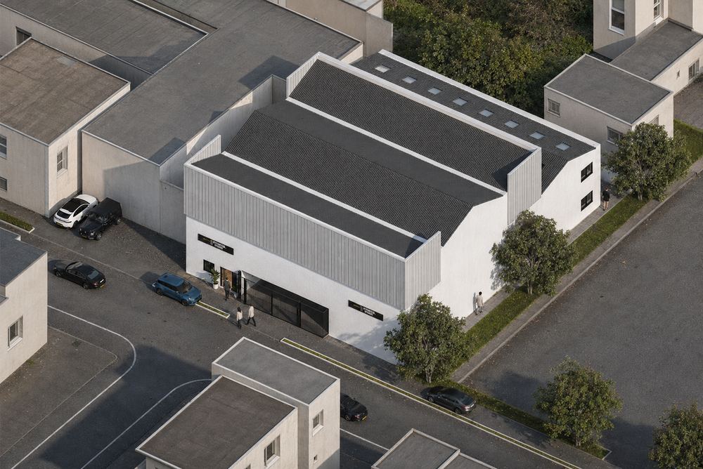 High Wycombe Extension — North-west aerial view