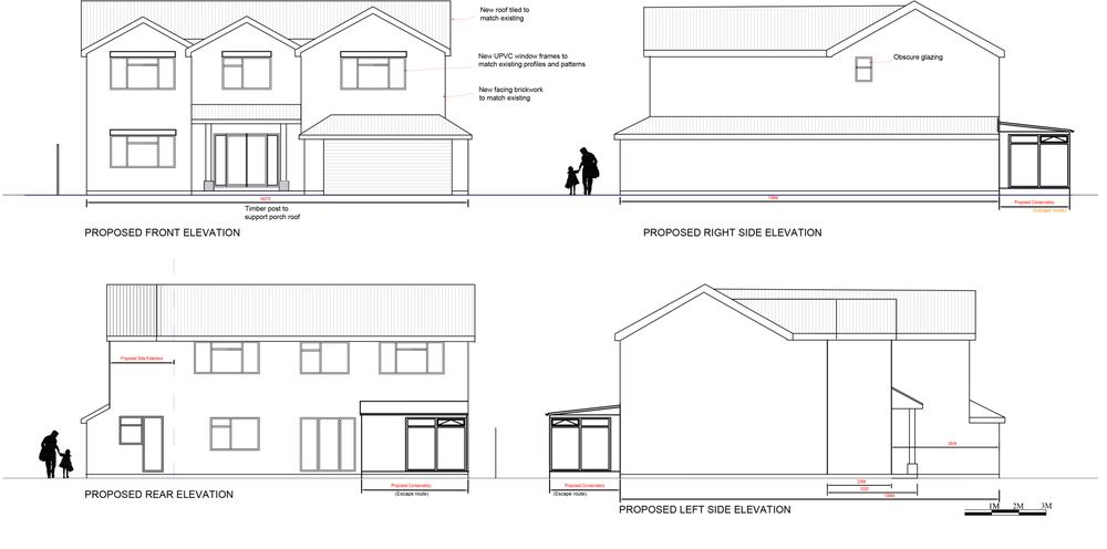 The Meadows — Proposed elevations