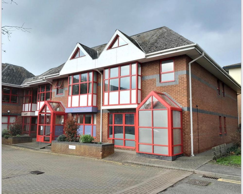 Existing three-bay commercial building surveyed for conversion to a place of worship