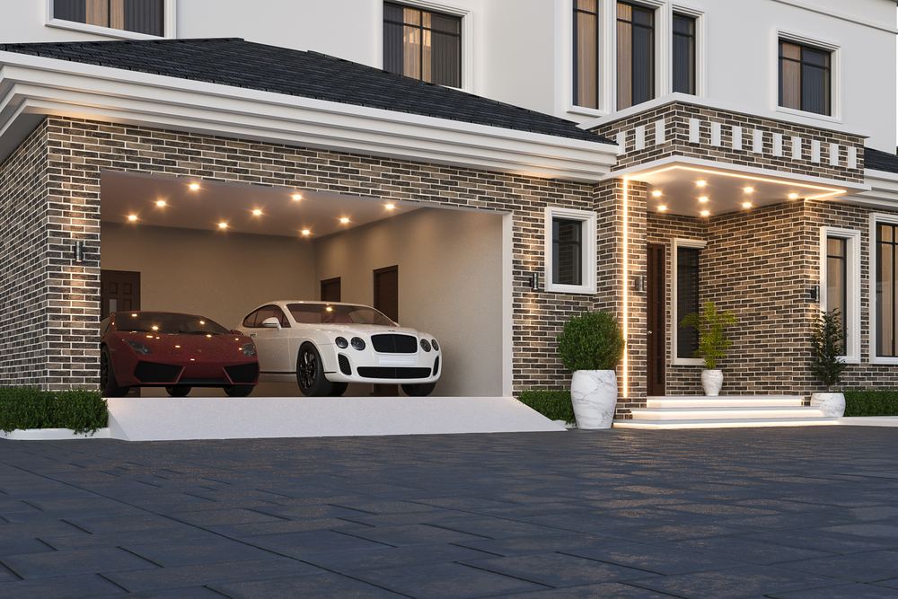 6-Bedroom Villa & BQ — Option A — inside the double garage