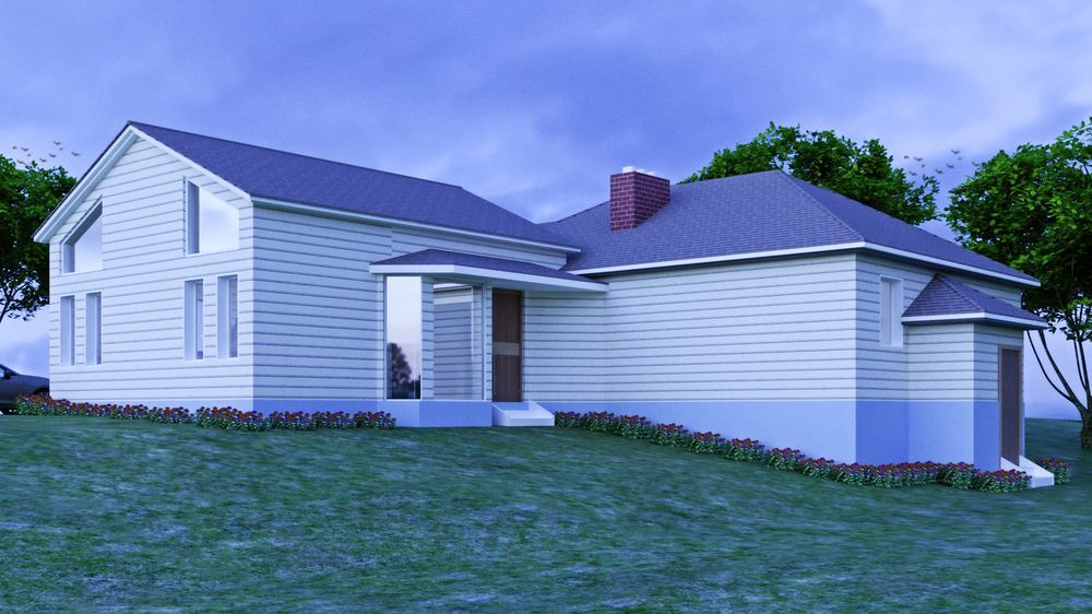 Wheeler Drive — The house from the garden