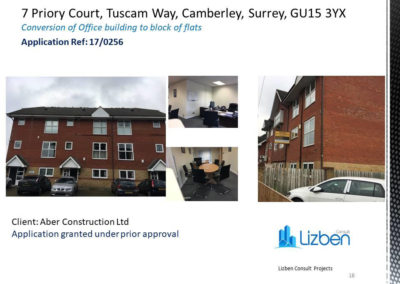 7 Priory Court, Surrey – Conversion of Office Building to Block of Flats